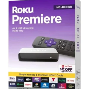 Roku Premiere HD 4K – Streaming Ultra HD Fácil y Rápido