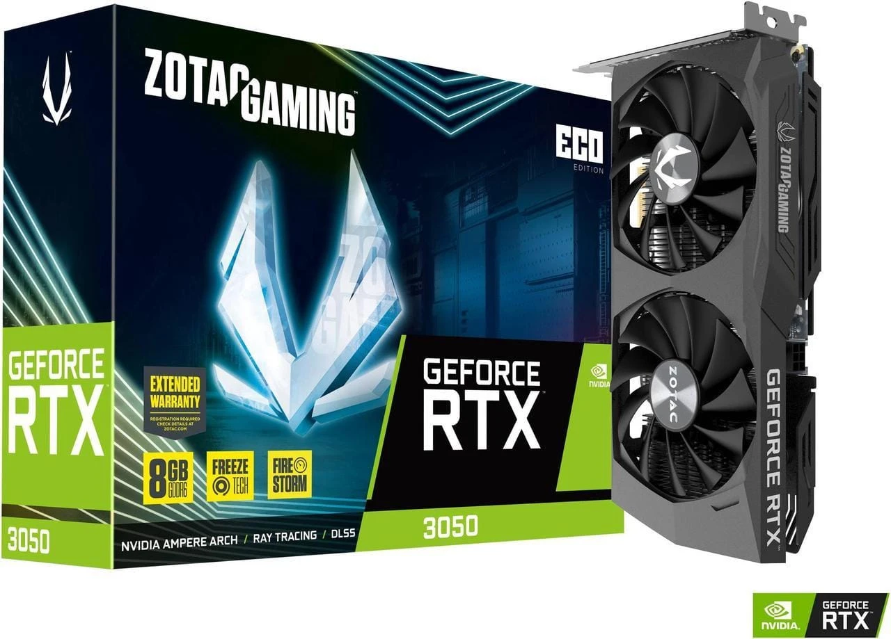 Tarjeta de Video Zotac Gaming GeForce RTX 3050 ECO 6GB GDDR6 2x Fans