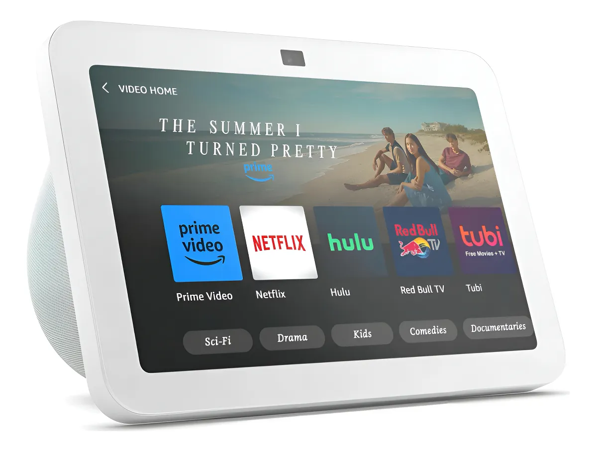 Amazon Echo Show 8 (3ª Generación) – Pantalla Inteligente con Alexa – Negro y Blanco