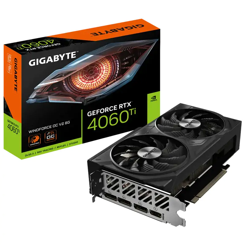 Tarjeta de Video Gigabyte GeForce RTX 4060 OC 8GB GDDR6 Dual Fan