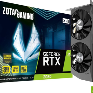Tarjeta de Video Zotac Gaming GeForce RTX 3050 8GB GDDR6 – Ideal para Gaming 1080p
