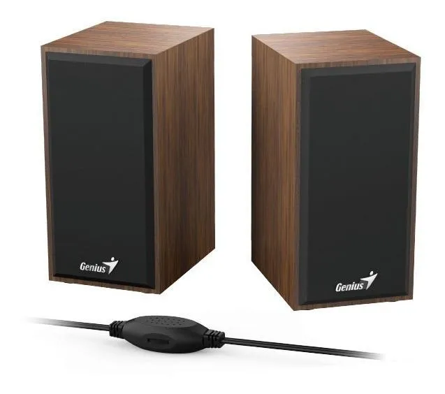 Parlantes Genius SP-HF180 USB – Sonido Estéreo para PC - Imagen 4