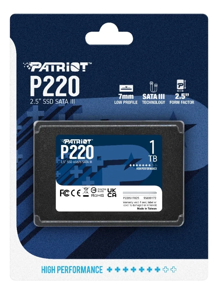 SSD SATA Patriot P220 2.5” – Disco Estado Sólido Alta Velocidad - Imagen 2