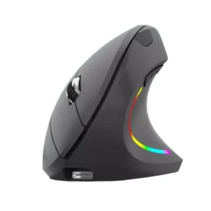 Mouse Ergonómico Inalámbrico Recargable Jertech JR322 – Diseño Vertical, Cómodo y Bluetooth/USB