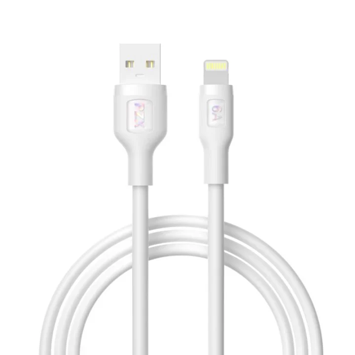 Cable USB a Lightning PZX S-28 8A – Carga Rápida y Transferencia de Datos para iPhone