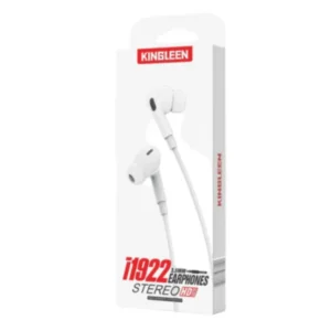 Audífonos Alámbricos Kingleen I1922 3.5mm – Sonido Claro y Uso Universal