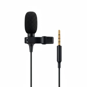 Micrófono De Solapa Alambrica Con Conexion Auxiliar 3.5mm MC-R1
