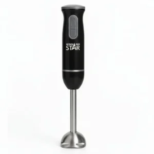 Batidora De Inmersión Winning Star Con Barra En Acero Inoxidable, 2 Velocidades y Vaso Medidor ST-2282 Negra